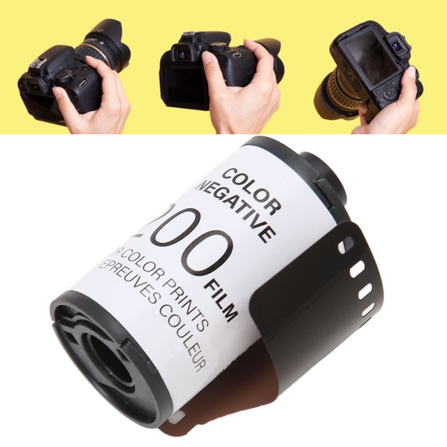 Camera Color Film, Vintage Camera Color Film Wide Exposure Tolerance 35MM Medium Magnification Fine Grained 8 Sheets for Photography for Travel