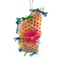 thumbnail image 2 of Flmtop Parrot Bird Pull Bites Climb Chew Toy Colorful Hanging Strip Rope Pet Cage Decor Random Color, 2 of 8