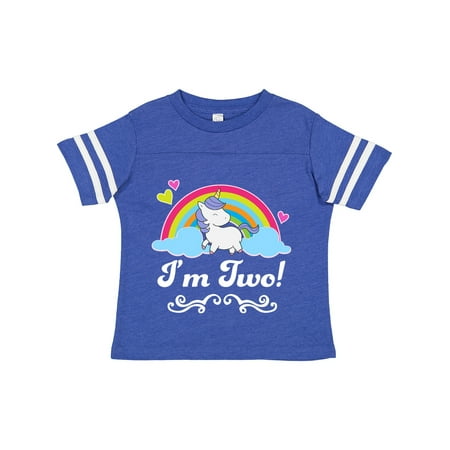 

Inktastic 2 Year Old Birthday Unicorn Girls Gift Toddler Toddler Girl T-Shirt