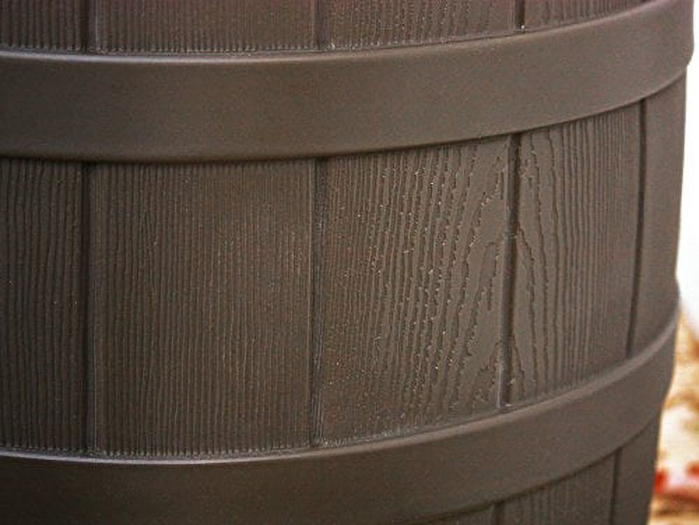 Rain Wizard 50 Gallon Rain Barrel Water Collector,