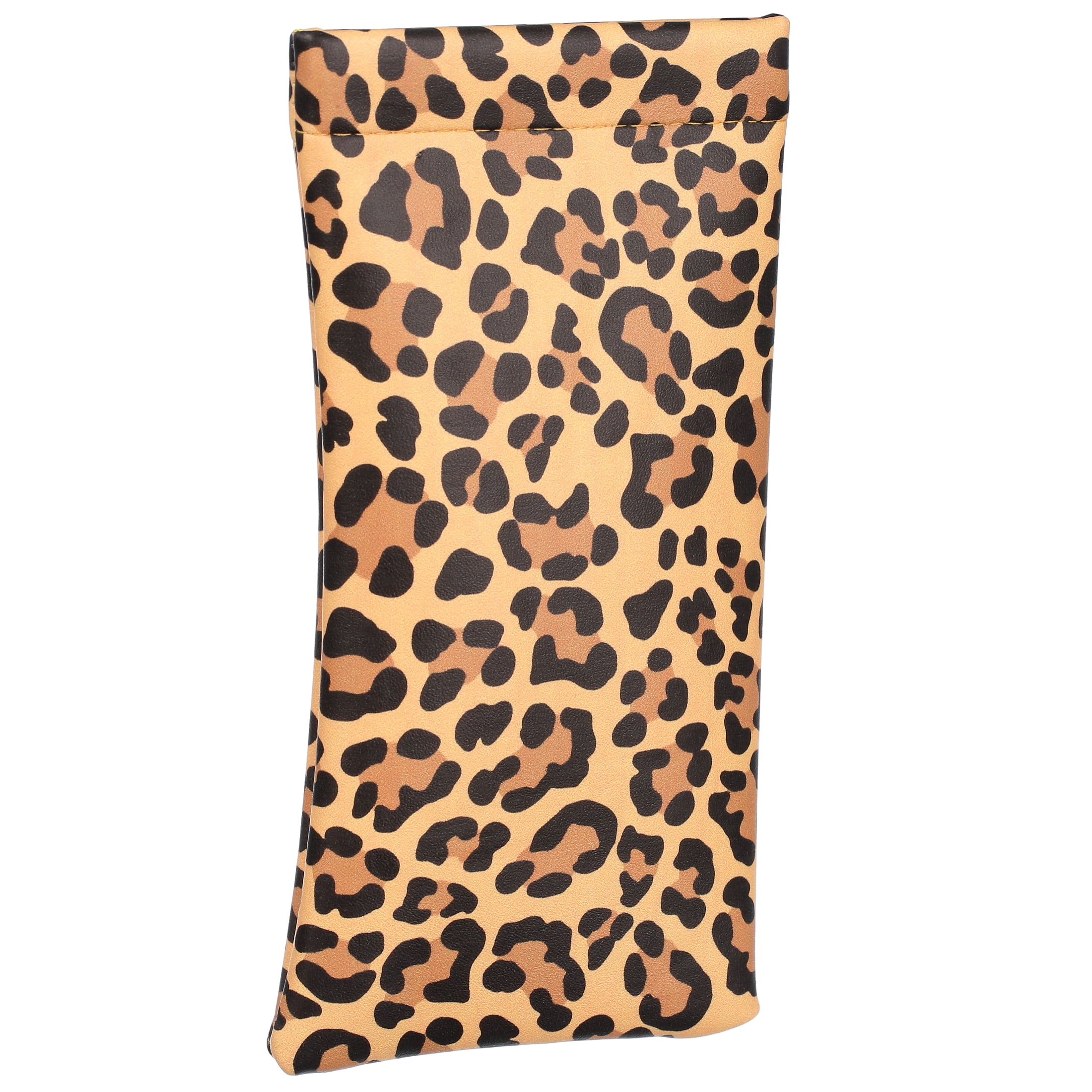 Caloptix Unisex Leopard print Sqeezer Eyeglass Case