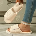 thumbnail image 4 of Willtoo Women's Orthopedic Slippers with Arch Support Comfy Adjustable Memory Foam Open Toe House Slippers Bedroom Shoes for Plantar Fasciitis Indoor Outdoor, 4 of 4
