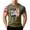 Army Green, variant on Father's Day Gift Casual Dad Papa Print American Flag Tops Classic 4th Of July Patriotic Shirts Fashion Soft Round Neck Independence Day Tee Dark Gray M