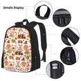thumbnail image 3 of Fotbe Fall Farm Pumpkin Set Escolar 3 en 1 para Niños - Mochila Duradera con Lonchera Aislante y Estuche para Lápices - Mochila Escolar para Niños y Niñas, 3 of 7