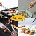 thumbnail image 3 of Inch Stainless Steel Kitchen Tongs for Cooking BBQ Grilling and Food Handling, 3 of 7