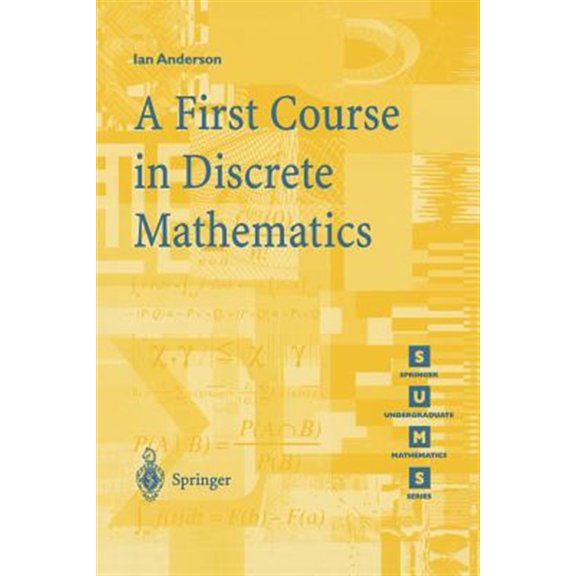 Pre-Owned A First Course in Discrete Mathematics (Springer Undergraduate Mathematics Series) Paperback