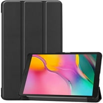 ProCase Slim Case for Galaxy Tab A 8.0 2019 T290 T295, Light Cover Trifold Stand Hard Shell Folio Case for 8.0 inch Galaxy Tab A 2019 Without S Pen Model SM-T290 (Wi-Fi) SM-T295 (LTE) –Black