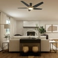 thumbnail image 3 of 52" 5 Blade Indoor Wifi Ceiling Fan with Dimmable LED Light and Remote for Living Room, 3 of 7
