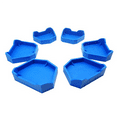 thumbnail image 2 of 12PCS Dental Model Base Former Impression Trays Base Molds Set for Lab Plaster Model Cast Trimming, 2 of 6