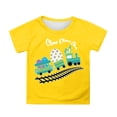 thumbnail image 1 of T-shirt Garçon Col Rond Manches Courtes T-Shirts Garçons Enfants T-Shirts Fille Vêtements 8-9 Ans, 1 of 4