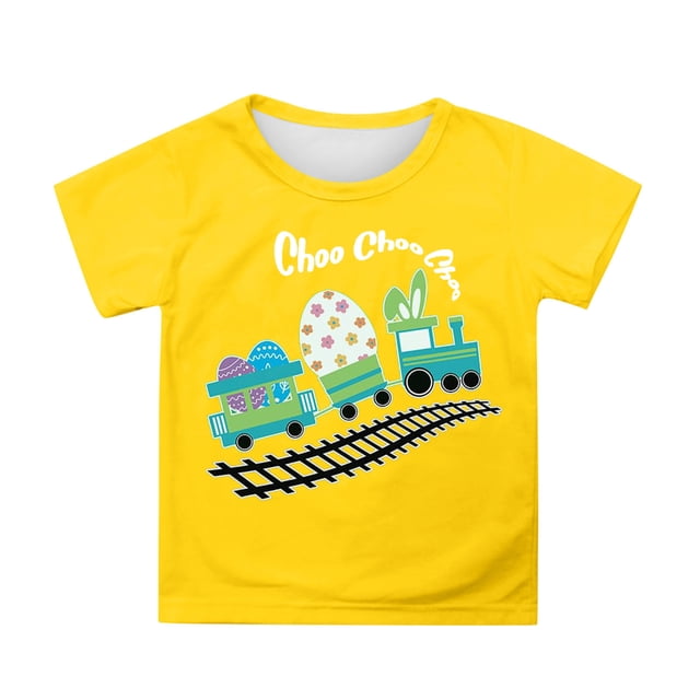 T-shirt Garçon Col Rond Manches Courtes T-Shirts Garçons Enfants T-Shirts Fille Vêtements 8-9 Ans