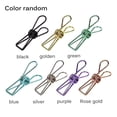 thumbnail image 2 of Pinzas Para Ropa De Metal Multifuncional De Acero Inoxidable Pinzas Para Carpetas10 Uds Minnieouse HA015674-00, 2 of 7