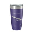 thumbnail image 1 of Lake Red Rock Map Tumbler Travel Mug Insulated Laser Engraved Coffee Cup Iowa 20 oz Purple, 1 of 1