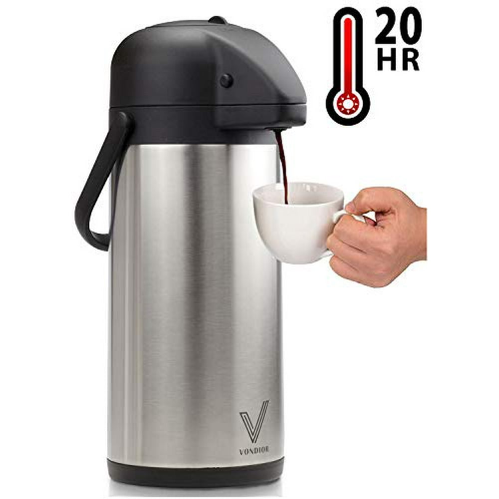 Thermal Coffee Airpot Beverage Dispenser (85oz.) By Vondior