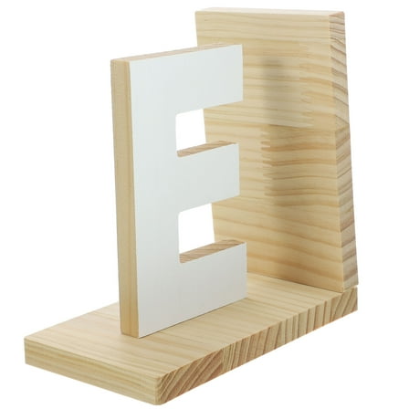 ROMANSENTIAL Crafted Book Holders White Wood Color Non Slip Pads Decorative 1Pcs 7.7x6.5x3.9in