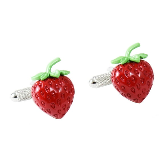 Red Strawberry Cufflinks