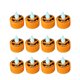 thumbnail image 2 of Paquete de 12 velas LED de té para Halloween | Faroles fantasma de calabaza sin llama con temporizador | Decoraciones seguras a pilas para la mesa y el hogar, 2 of 6