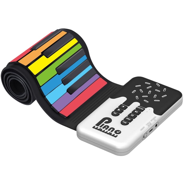 Teclado Digital 49 Teclas DQrwqpou Modelo Tambor Interno Función Pianos Mano Regalo