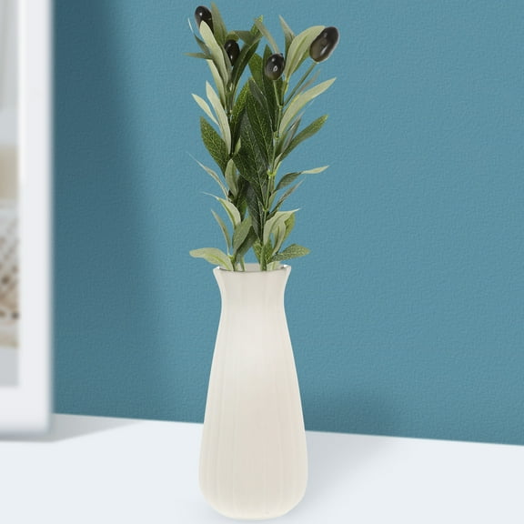 KHBUAB Faux Olive Branches Artificial Greenery for Vase Realistic Plastic Plant Decor for Wedding Table Centerpiece