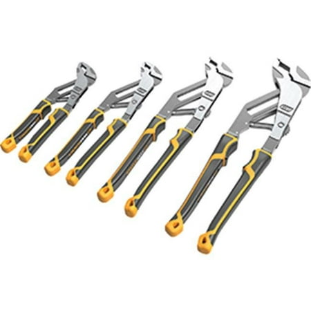 

4 Piece Pitbull Auto-Bite Tongue & Groove Dipped Pliers with K9 Jaws