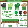 thumbnail image 2 of TNT Pixel Miner Birthday Party Supplies with Pixel as the Game 115 PCS Balloon Garland Kit with 1 Table Cover and 1 Happy Birthday Banner Green Black Brown Balloons for Theme Pixel Mining Party C80, 2 of 3