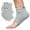Gray, variant on ZenToes Moisturizing Gel Heel Socks, Softening & Repairing Dry Cracked Heels, Open Toe, Gray, 2 Pairs