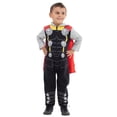 thumbnail image 3 of Capa de cosplay con cremallera Marvel Thor para niños pequeños, 5T, 3 of 7