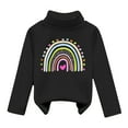 thumbnail image 1 of Kids Fleece Shirts High Collar And Velvet For Warmth Soft Tops Unisex, 1 of 3