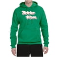 thumbnail image 2 of Wild Bobby Twirler Mom Girl Sports Unisex Graphic Hoodie Sweatshirt, Kelly, XX-Large, 2 of 5