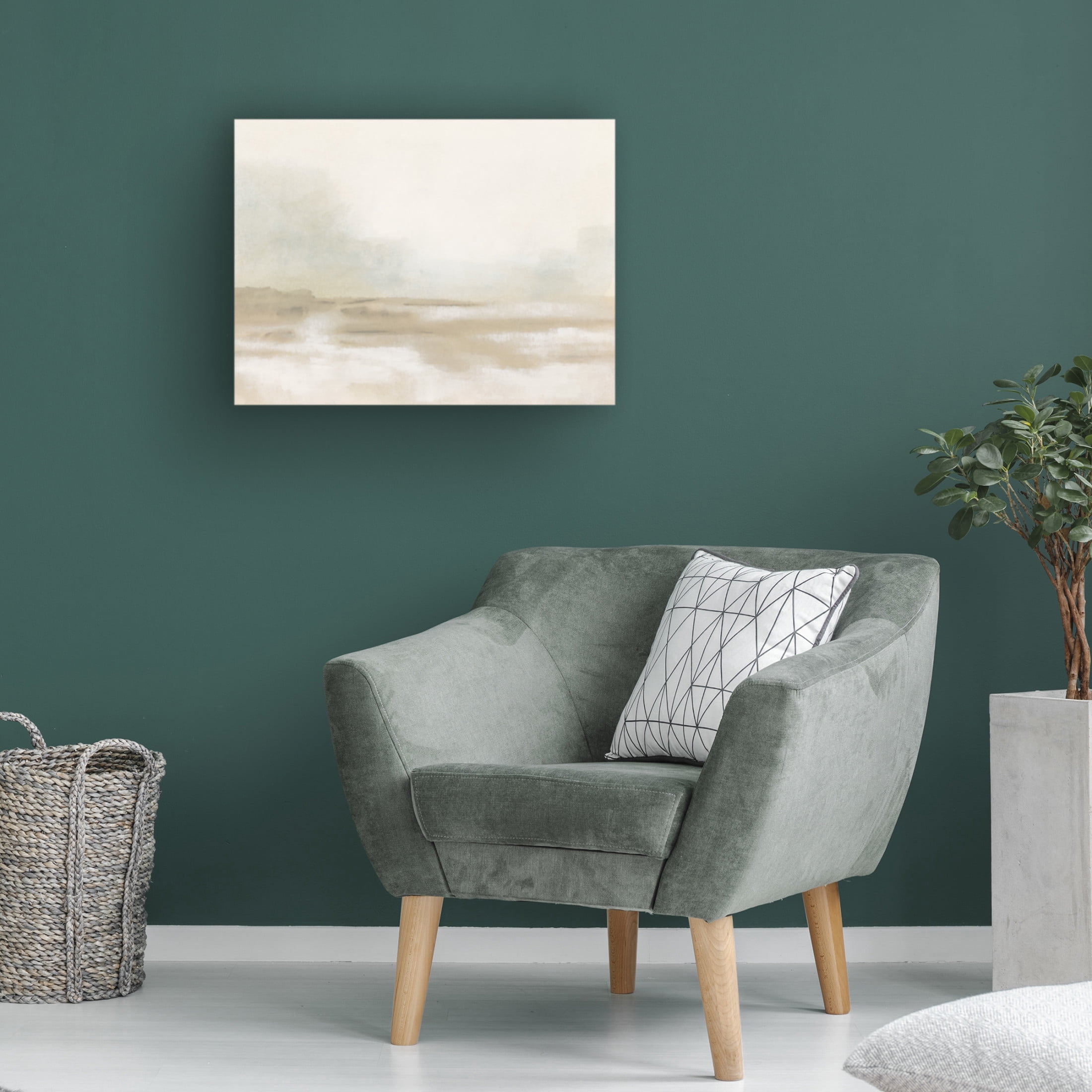 Trademark Fine Art June Erica Vess Neutral Mist Mesa II Canvas Wall Art