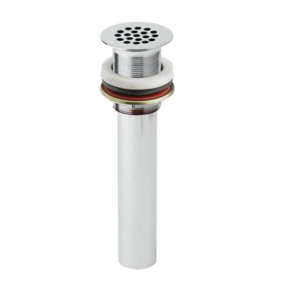 Elkay, LK174LO , Elkay 1-1/2" Drain Fitting Chrome Plated Brass with Perforated Grid, Faucets and Sink Accessories