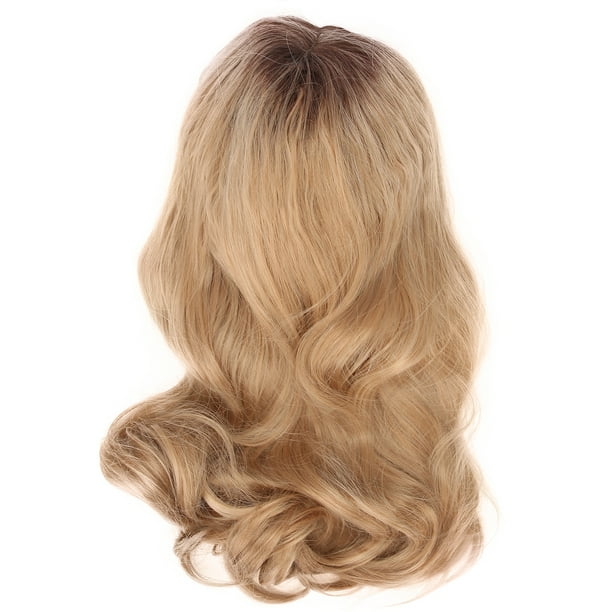 Long blonde 2024 wig no bangs