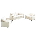 thumbnail image 6 of Miekor Luxurious and Sophisticated Sofa Set with Soft Cushions and Pillows, Sofa Set for Living Rooms and Clubs as well as Home Theaters, Consisting of Two Single Sofas and a 2-Seaters Sofas in B 0678, 6 of 16