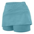 thumbnail image 6 of Clearance Clothes under $5.00 LEBONYARD Skorts Skirts for Women Tennis Skirts,Women's New Color Mid-waist Skirt Pants Sports Shorts Bottoming Skirt Pants Sky Blue L, 6 of 6