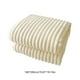 thumbnail image 3 of Manta de Forro Polar Suave y Ligera, de Franela, Suave y Cálida, con Diseño Acanalado de Microfibra a Rayas para Sofá Cama, Acogedora Decoración Del Hogar para Todas Las Estaciones, 180 Cm, Color Bla, 3 of 6