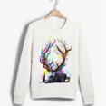 thumbnail image 3 of Moda mujer casual manga larga animal impreso damas sudaderas tops Fridja ghj987+1276, 3 of 5
