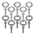 thumbnail image 1 of 10Pcs DIY Stainless Steel Beer Bottle Opener Blanks Kit - Silver Green Bronze, 1 of 5