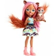 Enchantimals Sancha Squirrel Doll & Stumper Squirrel Friend Figure Set
