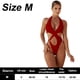 thumbnail image 2 of Bikini sexy color sólido ahuecado traje de baño de una pieza estilo mujer, 2 of 5