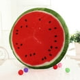 thumbnail image 7 of AURORA TRADE Round Throw Pillows 13 Inch , 3D Print Orange/Kiwi//Watermelon Decorative Plush Funny Fruit Stuffed Cushions Toy Seat Pad for Couch, Chair, Floor, Sofa, 7 of 7