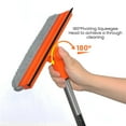 thumbnail image 6 of MATCC 2 in 1 Window Cleaning Tools with Sponge Scrubber, 48 inch Long Detachable Squeegee, 180 degree Rotating, 6 of 8