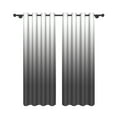 thumbnail image 5 of LFEEY Light Blocking Black Ombre Curtains, Room Darkening Window Drapes, Set of 2, 42x108 inches, 5 of 6