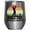 Silver, variant on Fore-Tee and Still on Par, 40th Birthday Golfer Golf Pun, Stainless Steel 12oz Wine Tumbler
