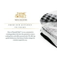 Thyme & Table Cotton Waffle Kitchen Towels, Black White, 3-Piece Set ...