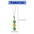 thumbnail image 4 of Necvior Fashion Beaded Phone Charm Lanyard for Women Girls Crystal Four Leaf Clovers Keyring Stylish Keychain Bag Purse Pendant, 4 of 17