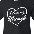 thumbnail image 4 of Inktastic I Love My Meemaw in White Chalk Heart Youth T-Shirt, 4 of 5