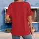 thumbnail image 4 of Camisetas de Manga Larga de las Mujeres Moda Casual Impreso Cuello Redondo para las Vacaciones de Navidad, Camisetas de Manga Larga de Ajuste Suelto para las Mujeres, 4 of 5