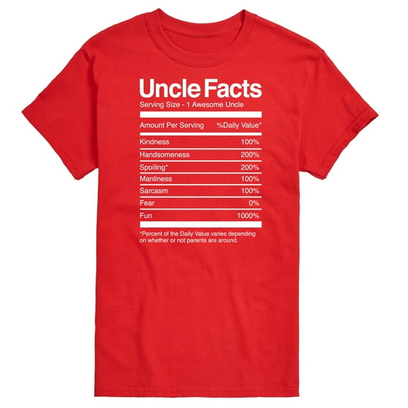 Instant Message - Uncle Facts - Men's Short Sleeve Graphic T-Shirt