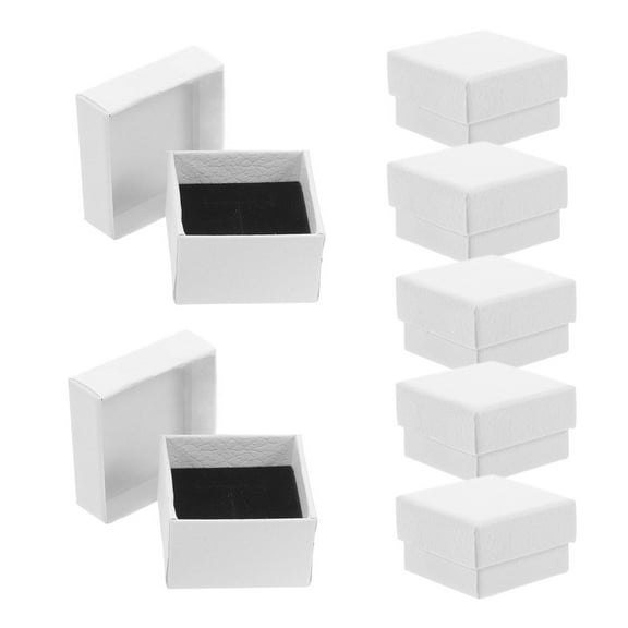 WHAMVOX  10 Pcs Jewelry Boxes for Women Present Packaging Case Lovers