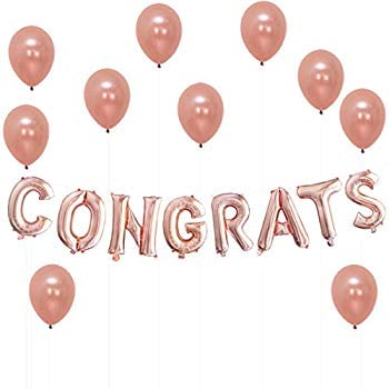 Package of 10 12/" Graduation /'Congrats You Did It/' Latex Balloons